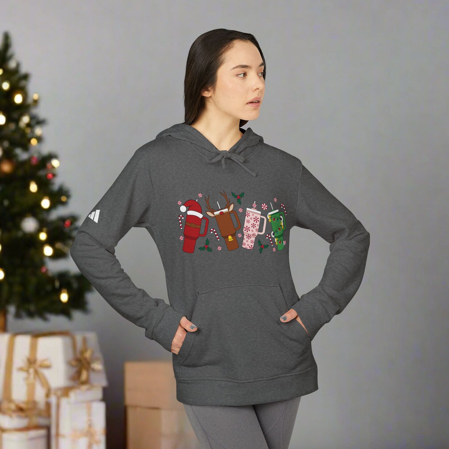 OMNI™ Christmas Tumbler Adidas Unisex Fleece Hoodie