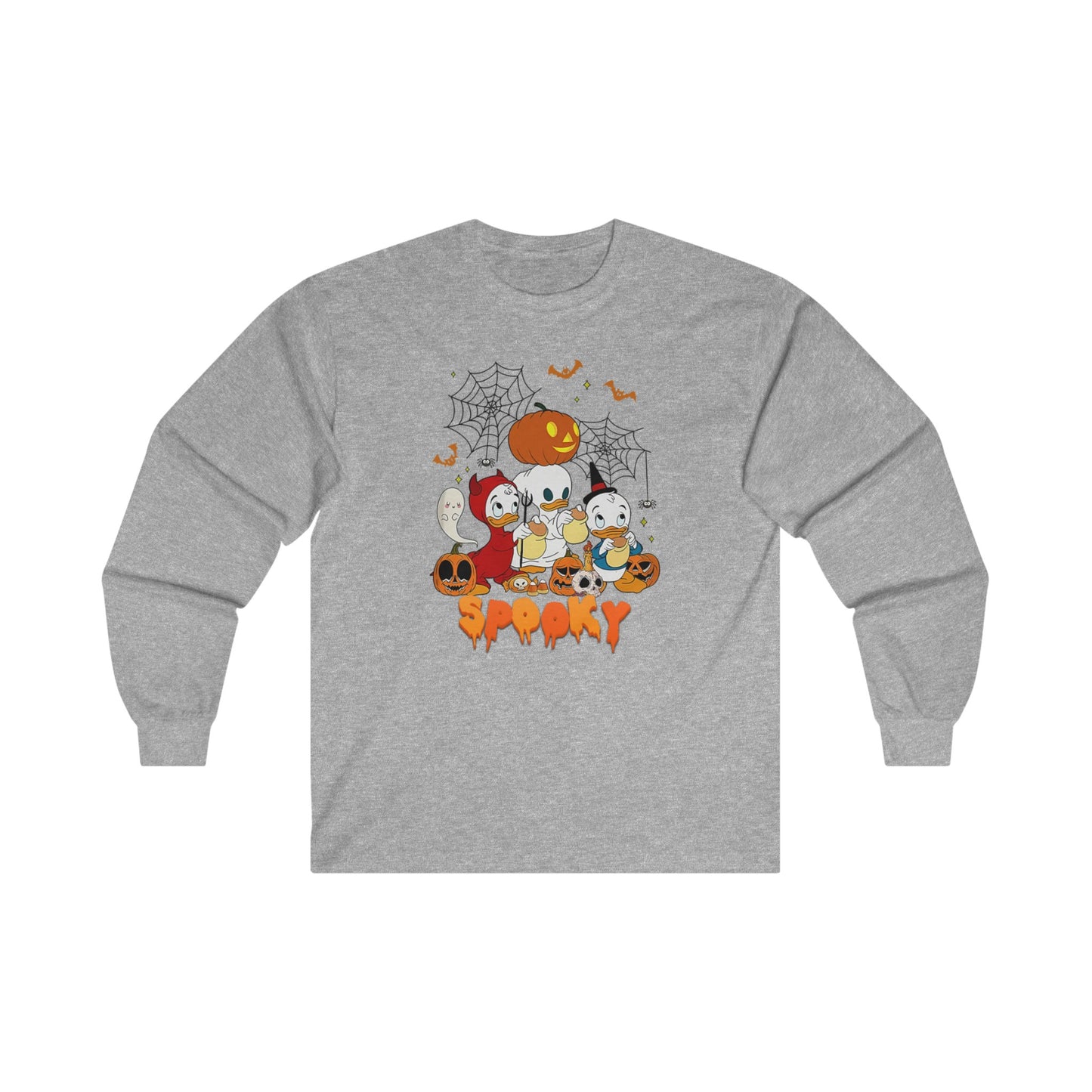 OMNI™ Spooky Halloween Duck Unisex Ultra Cotton Long Sleeve T-Shirt