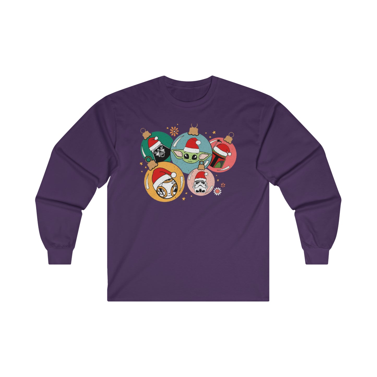 OMNI™ Star Wars Christmas Themed Unisex Ultra Cotton Long Sleeve T-Shirt