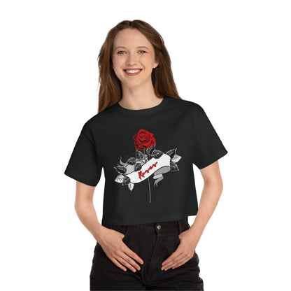 OMNI™ Roses Champion Women's Heritage Cropped T-Shirt