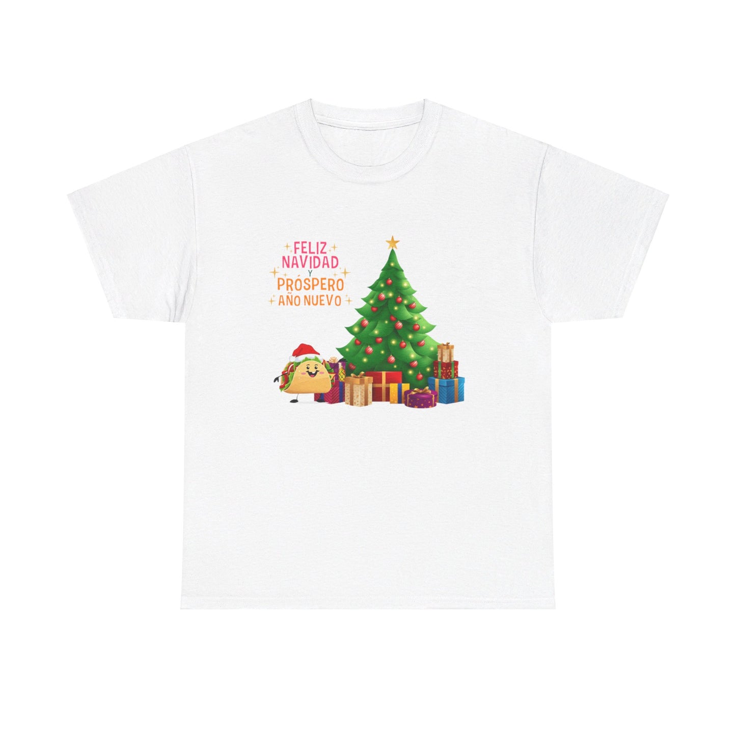 OMNI™ Taco Santa Christmas Holiday Themed Unisex Heavy Cotton T-Shirt