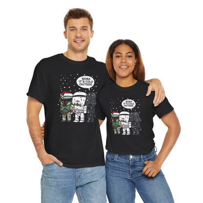 OMNI™ Star Wars Darth Vader Trio Christmas Themed Unisex Heavy Cotton T-Shirt