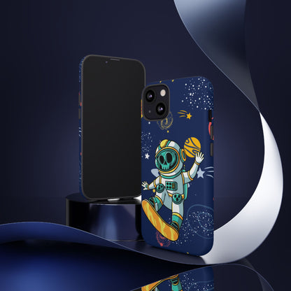 OMNI™ Skeleton Astronaut Space Surfer Double Layered Phone Case