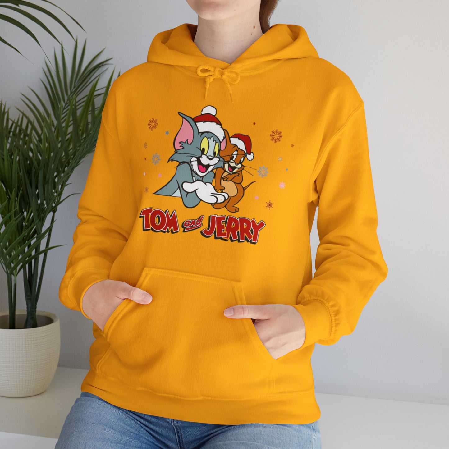 OMNI™ Tom and Jerry Christmas Themed Unisex Heavy Blend Hoodie