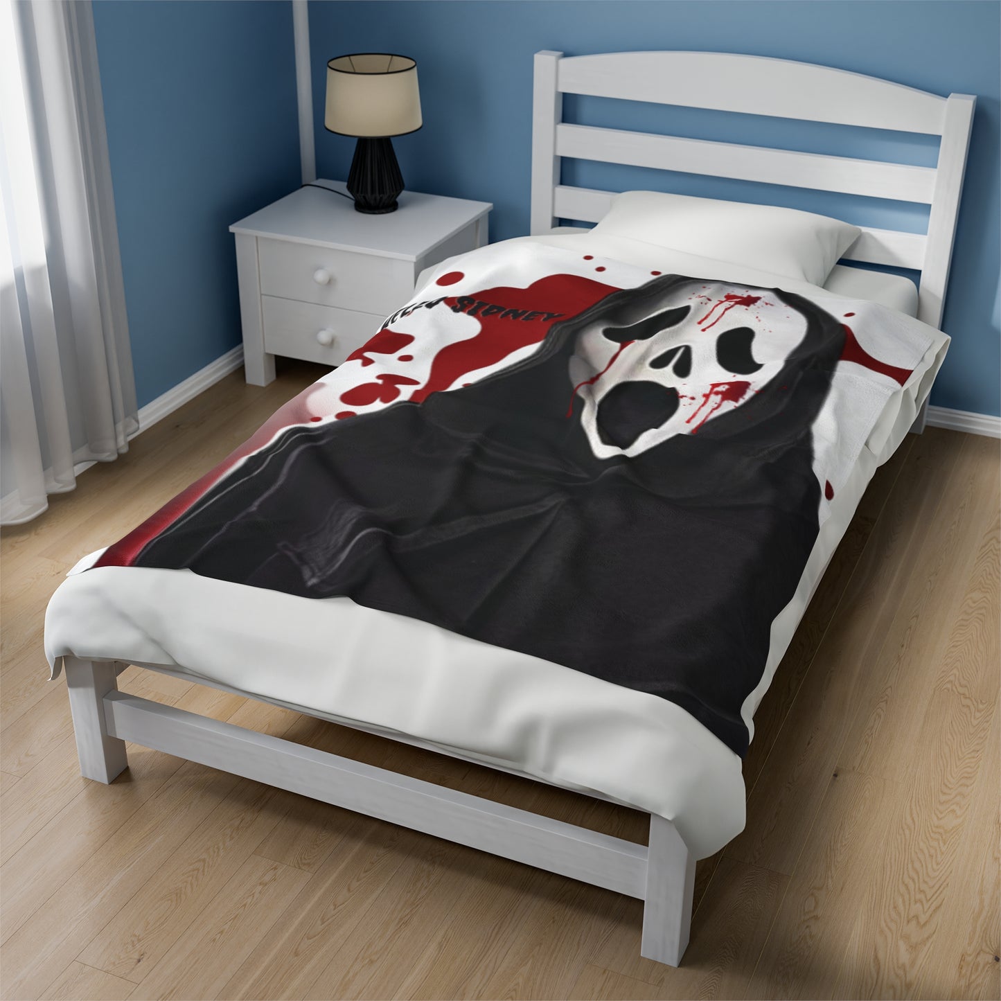 OMNI™ Ghostface Design Velveteen Plush Blanket