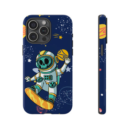 OMNI™ Skeleton Astronaut Space Surfer Double Layered Phone Case