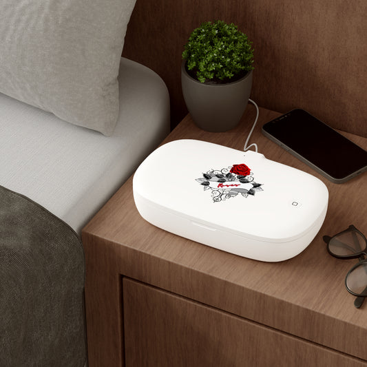 OMNI™ Roses UV Phone Sanitizer and Wireless Charging Pad