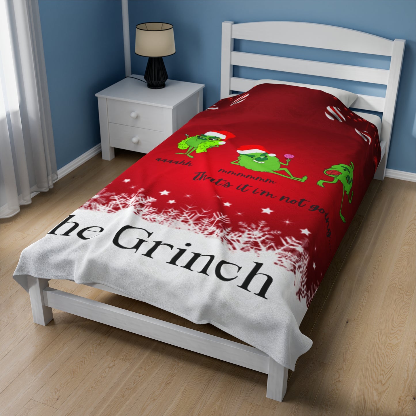 OMNI™ The Grinch "That's It I'm Not Going" Velveteen Plush Blanket