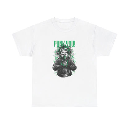 OMNI™ Punk Hipster Monkey Unisex Heavy Cotton T-Shirt