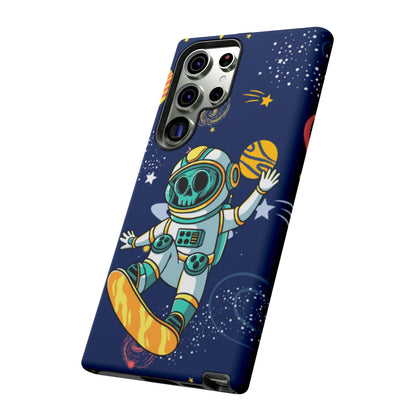 OMNI™ Skeleton Astronaut Space Surfer Double Layered Phone Case