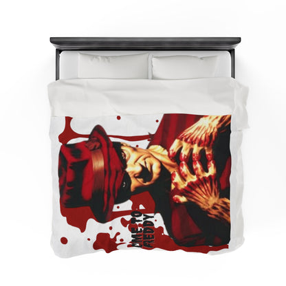 OMNI™ Freddy Krueger Design Velveteen Plush Blanket