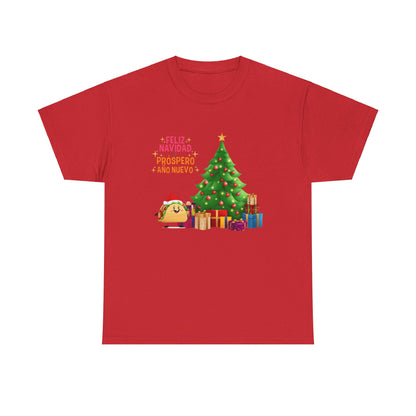 OMNI™ Taco Santa Christmas Holiday Themed Unisex Heavy Cotton T-Shirt