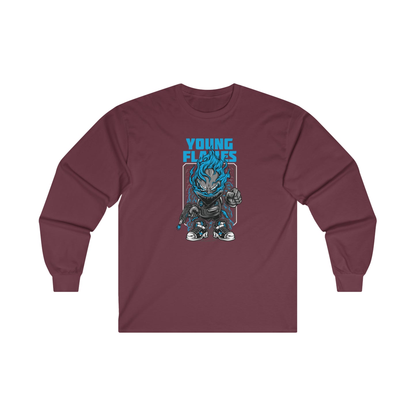 OMNI™ Young Flames Unisex Ultra Cotton Long Sleeve T-Shirt