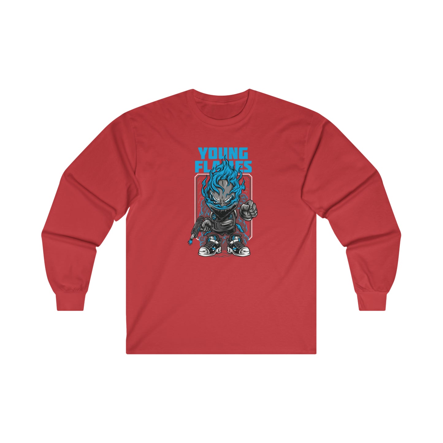 OMNI™ Young Flames Unisex Ultra Cotton Long Sleeve T-Shirt