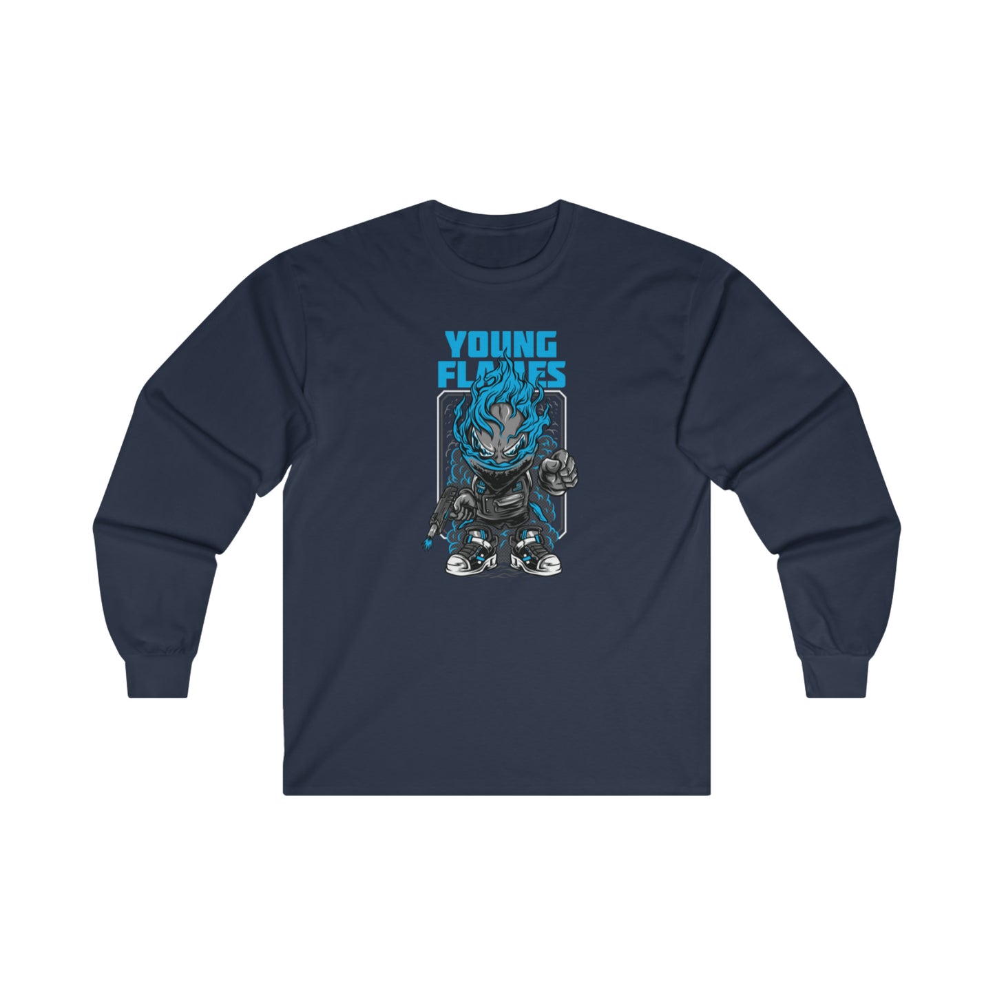 OMNI™ Young Flames Unisex Ultra Cotton Long Sleeve T-Shirt