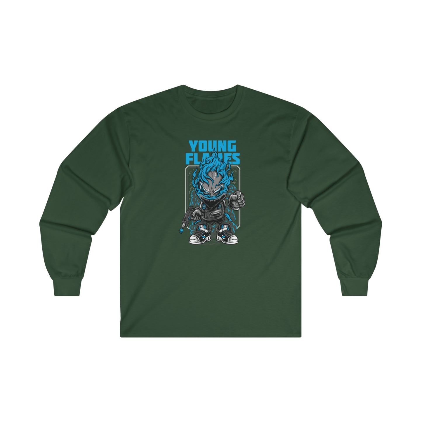 OMNI™ Young Flames Unisex Ultra Cotton Long Sleeve T-Shirt