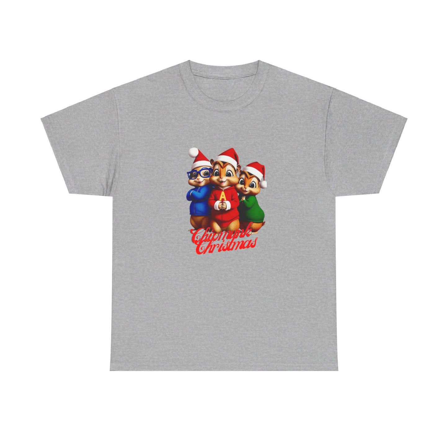 OMNI™ Chipmunk Christmas Unisex Heavy Cotton T-Shirt