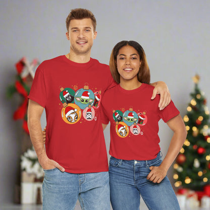 Star Wars Christmas Themed Unisex Heavy Cotton T-Shirt