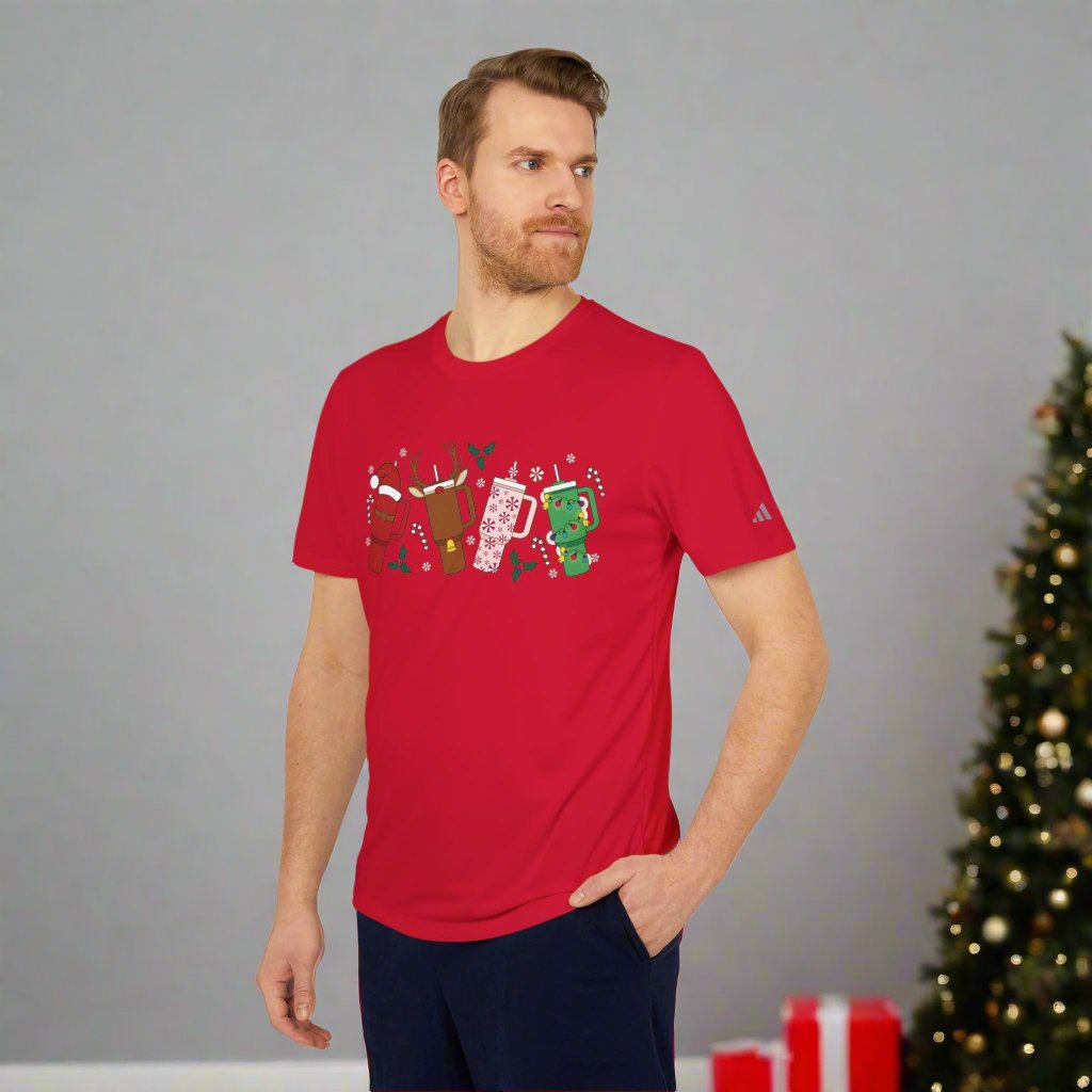 OMNI™ Christmas Tumbler Adidas Unisex Sport T-Shirt