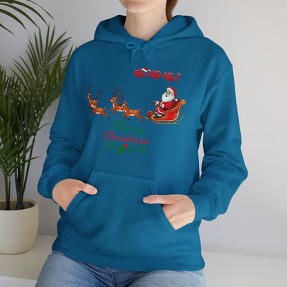 OMNI™ Merry Christmas (Santa and His Reindeer) Hoodie
