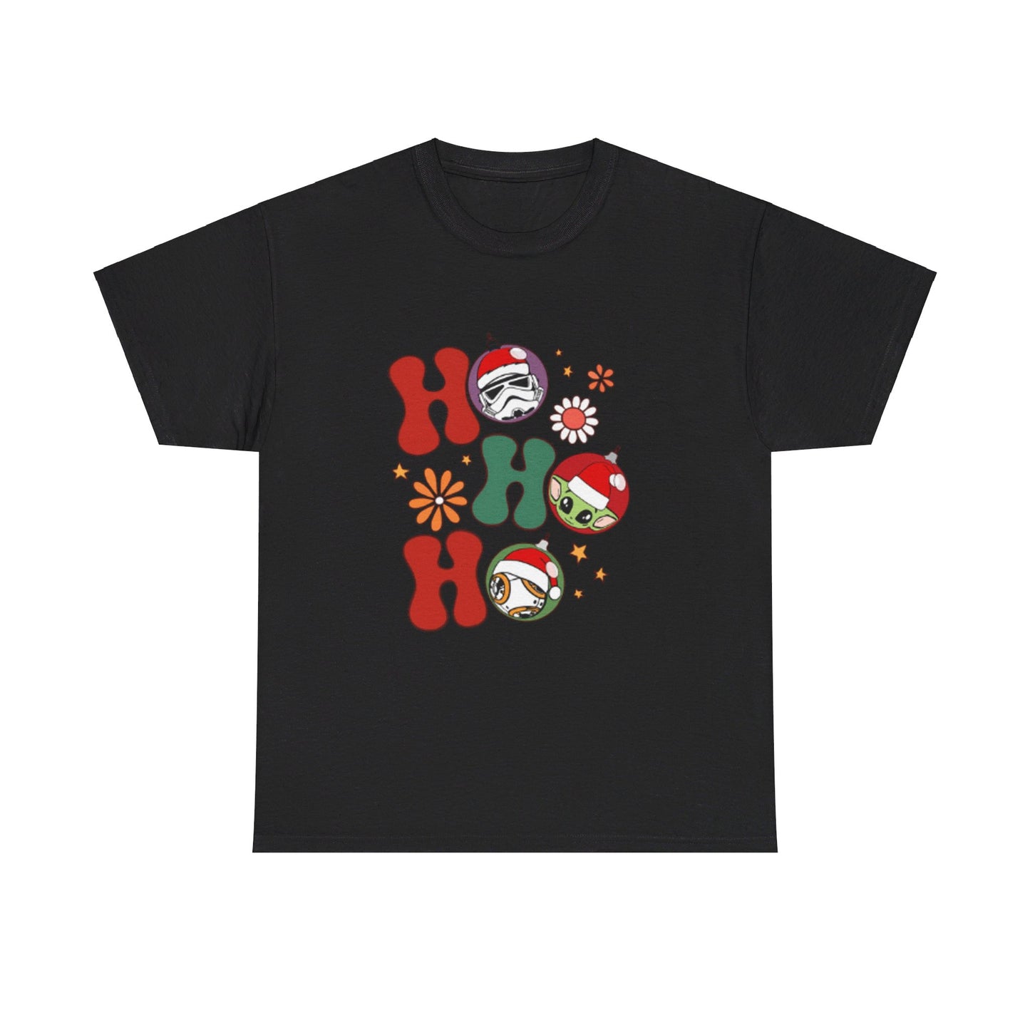 OMNI™ HO! HO! HO! Star Wars Christmas Themed Unisex Heavy Cotton T-Shirt