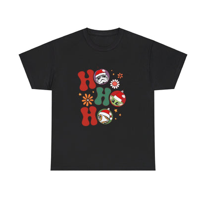 OMNI™ HO! HO! HO! Star Wars Christmas Themed Unisex Heavy Cotton T-Shirt