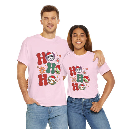 OMNI™ HO! HO! HO! Star Wars Christmas Themed Unisex Heavy Cotton T-Shirt