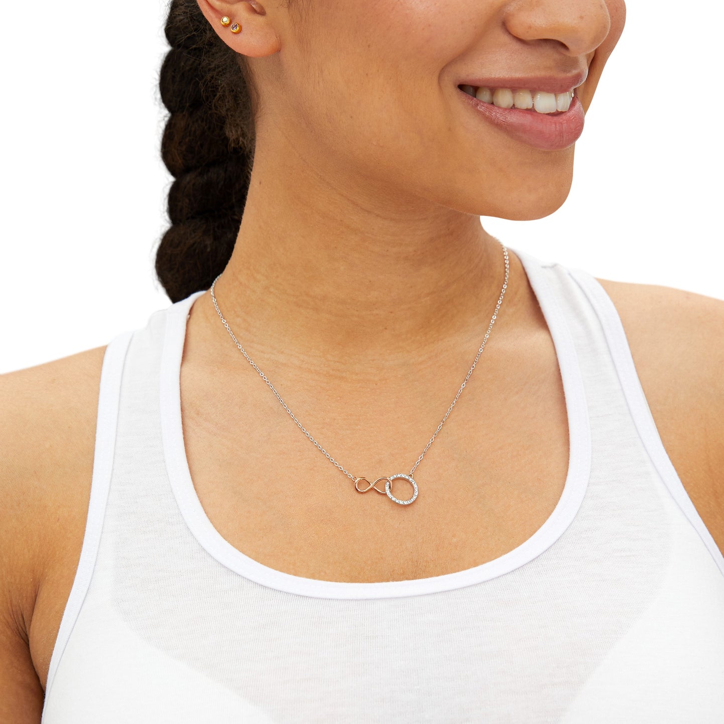 OMNI™ Collections Branded Infinity Circle Necklace