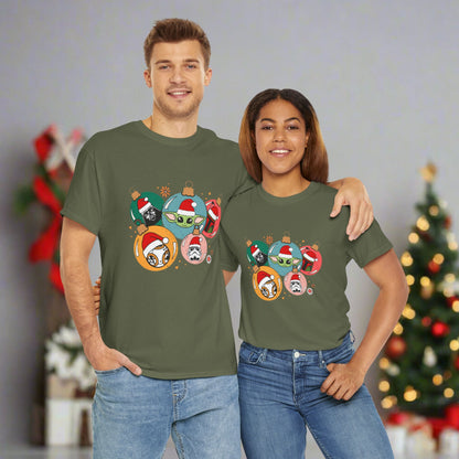 Star Wars Christmas Themed Unisex Heavy Cotton T-Shirt