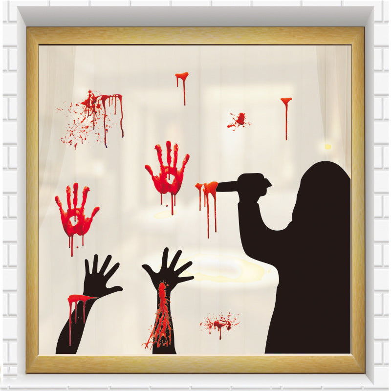 OMNI™ Halloween Movie Scene Window Sticker