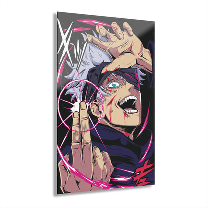 OMNI™ Jujutsu Kaisen Satoru Gojo Reversal Red Acrylic Print