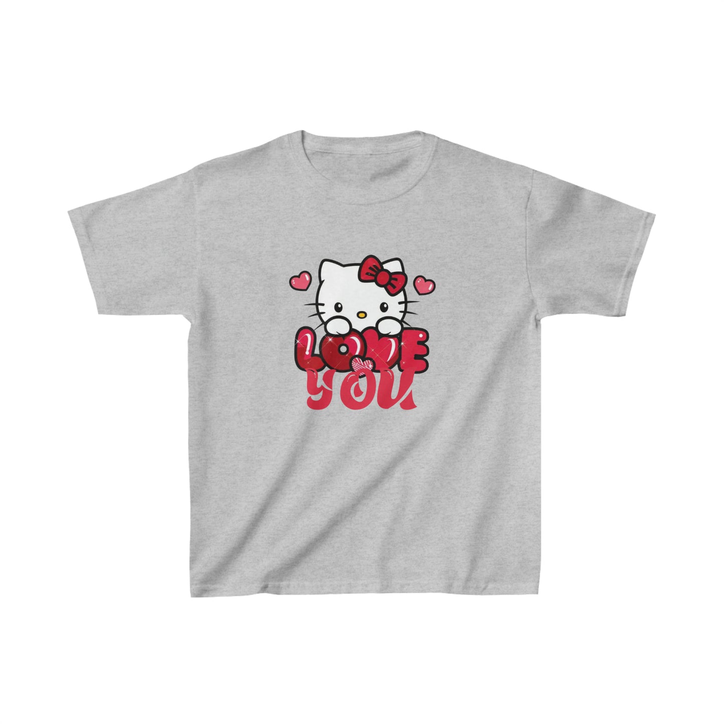 OMNI™ Hello Kitty Valentine's Day Kids Heavy Cotton T-Shirt