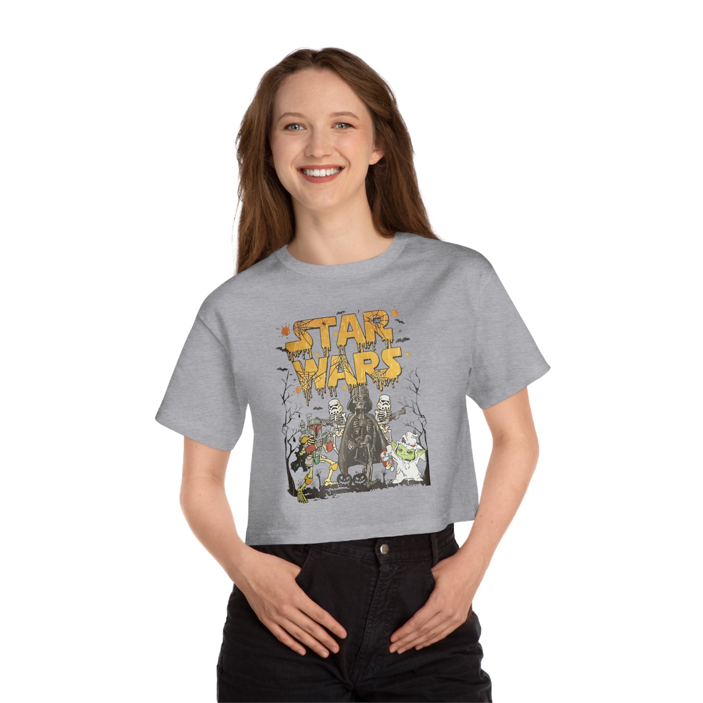 OMNI™ Star Wars Halloween Champion Women's Heritage Cropped T-Shirt