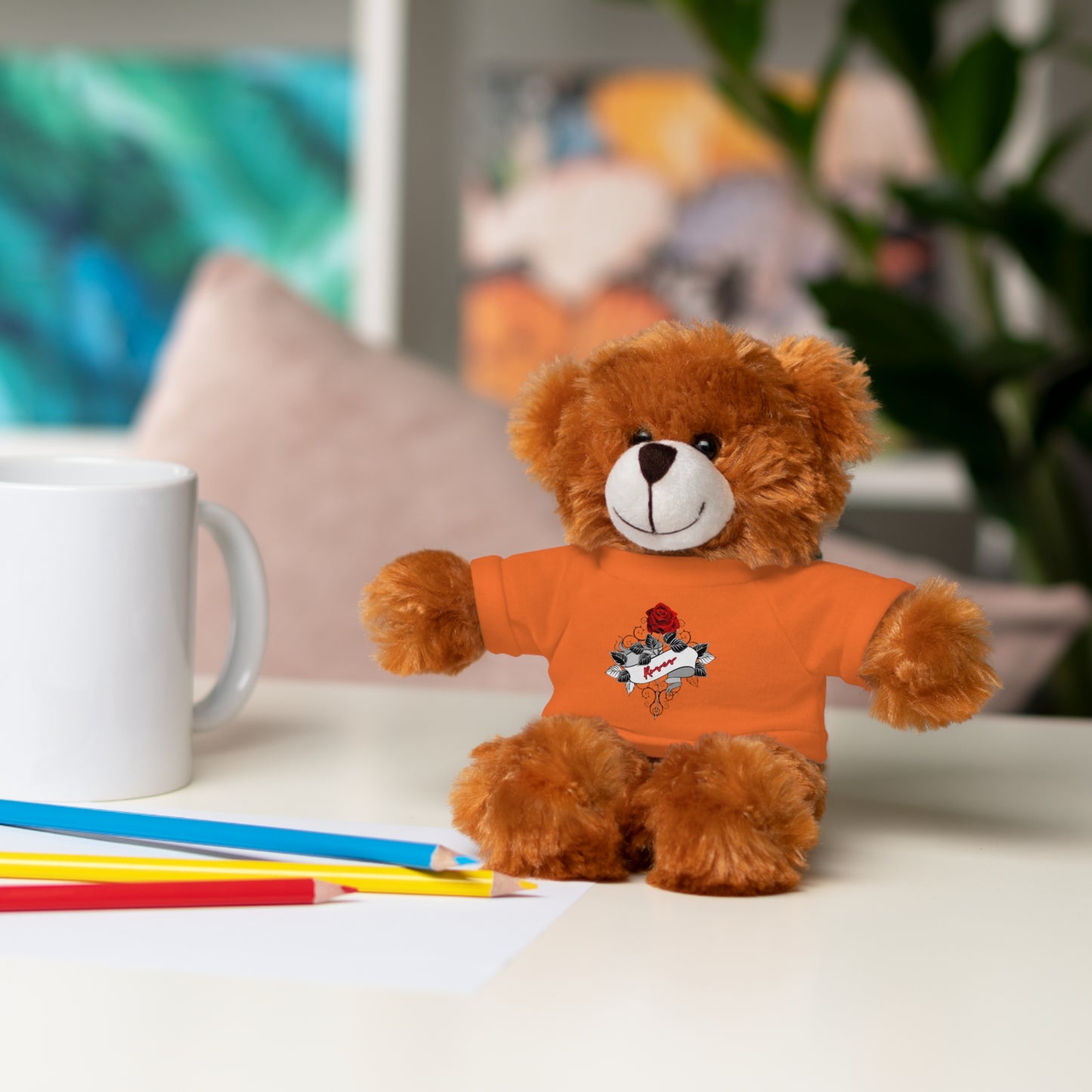 OMNI™ Roses Stuffed Animals with T-Shirt