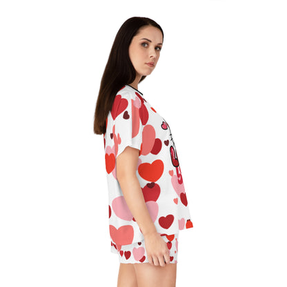 OMNI™ Hello Kitty Valentine's Day Women's Short Pajama Set