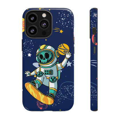 OMNI™ Skeleton Astronaut Space Surfer Double Layered Phone Case