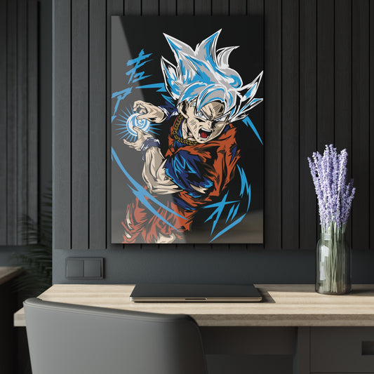 OMNI™ Dragon Ball Z Super Saiyan Blue Goku Kamehameha Acrylic Print