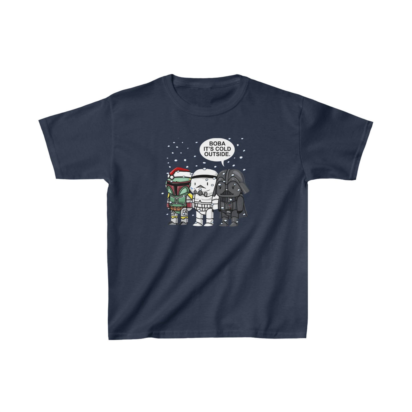 OMNI™ Star Wars Darth Vader Trio Christmas Themed Kids Heavy Cotton T-Shirt