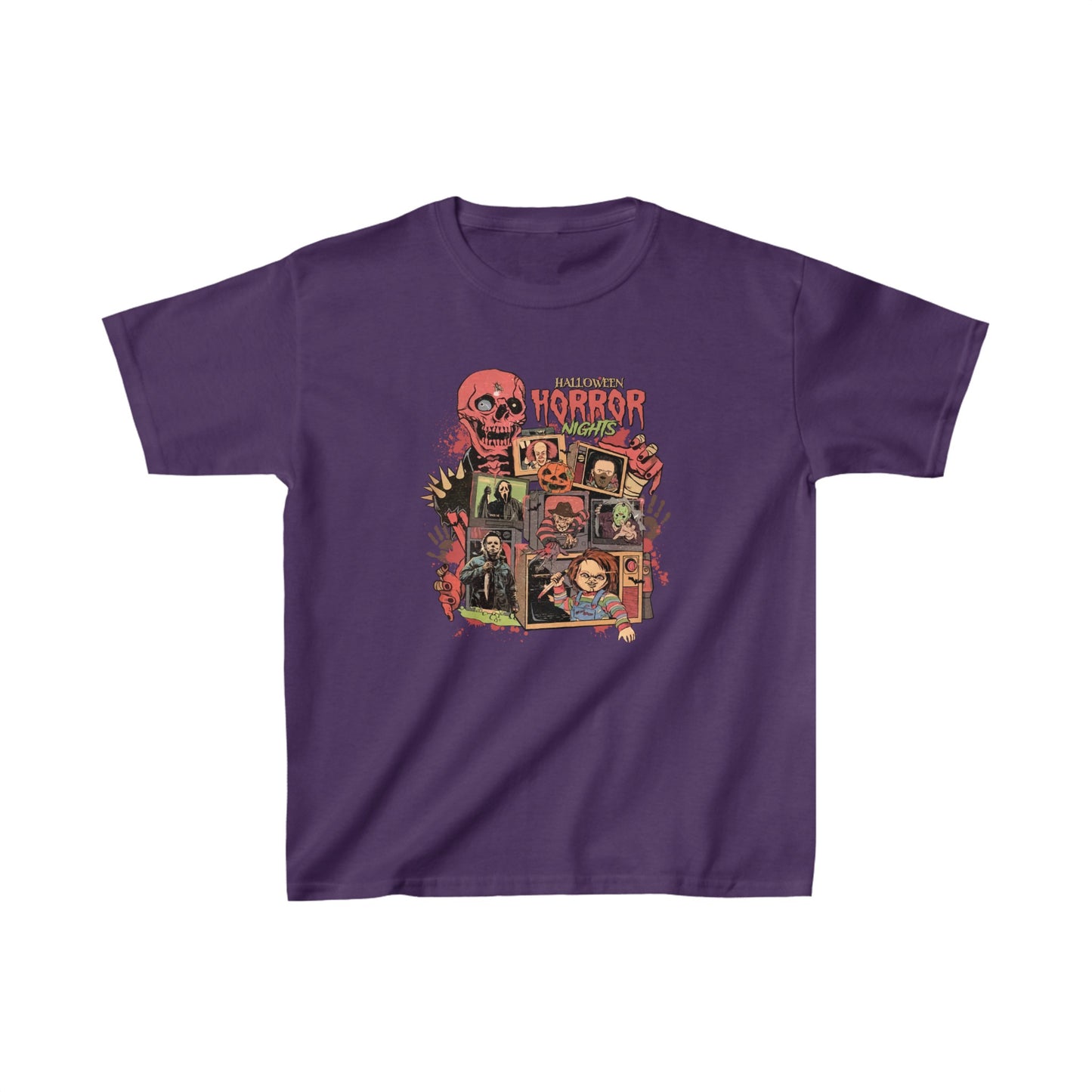 OMNI™ Halloween Horror Nights Unisex Kids Heavy Cotton T-Shirt