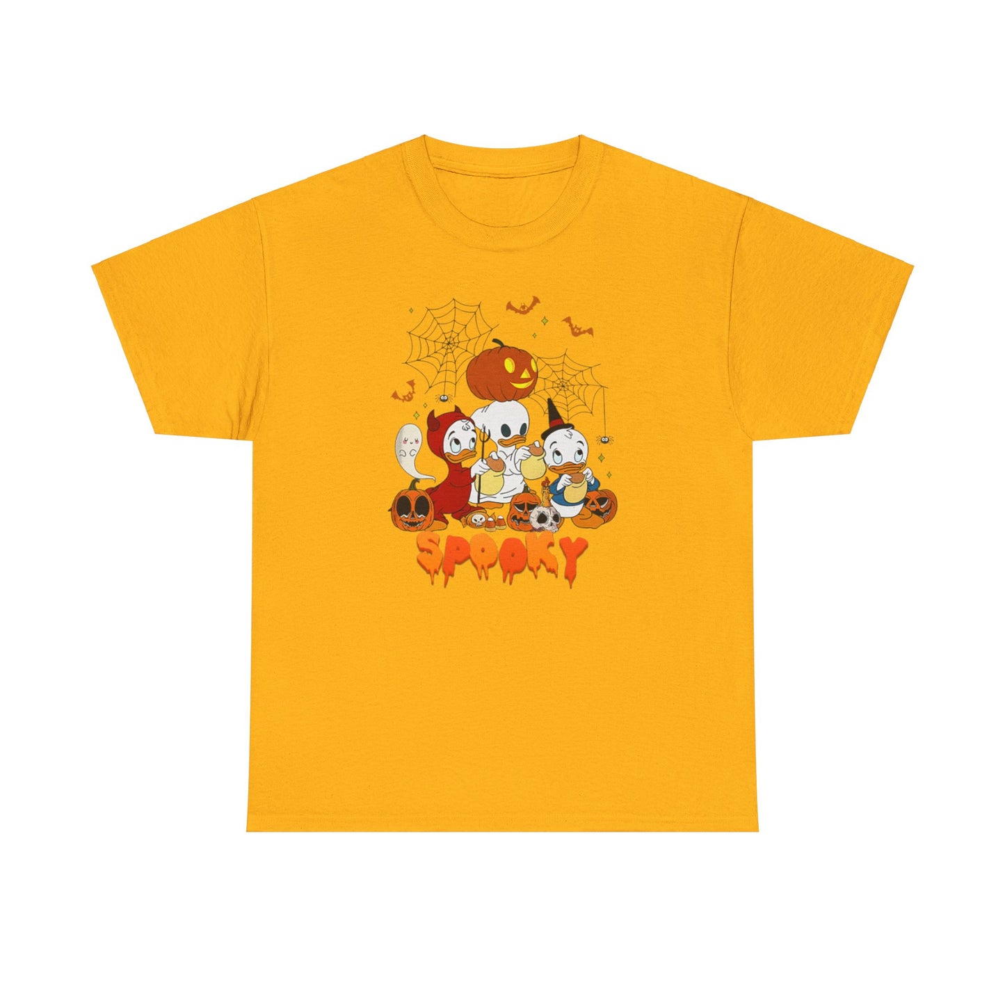 OMNI™ Spooky Halloween Duck Unisex Heavy Cotton T-Shirt