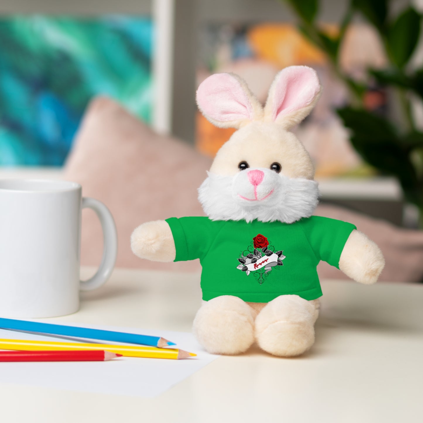 OMNI™ Roses Stuffed Animals with T-Shirt