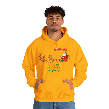 OMNI™ Merry Christmas (Santa and His Reindeer) Hoodie