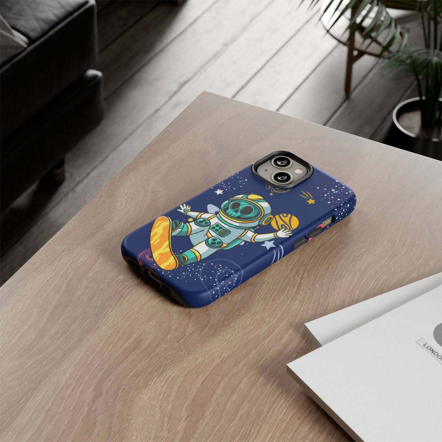 OMNI™ Skeleton Astronaut Space Surfer Double Layered Phone Case