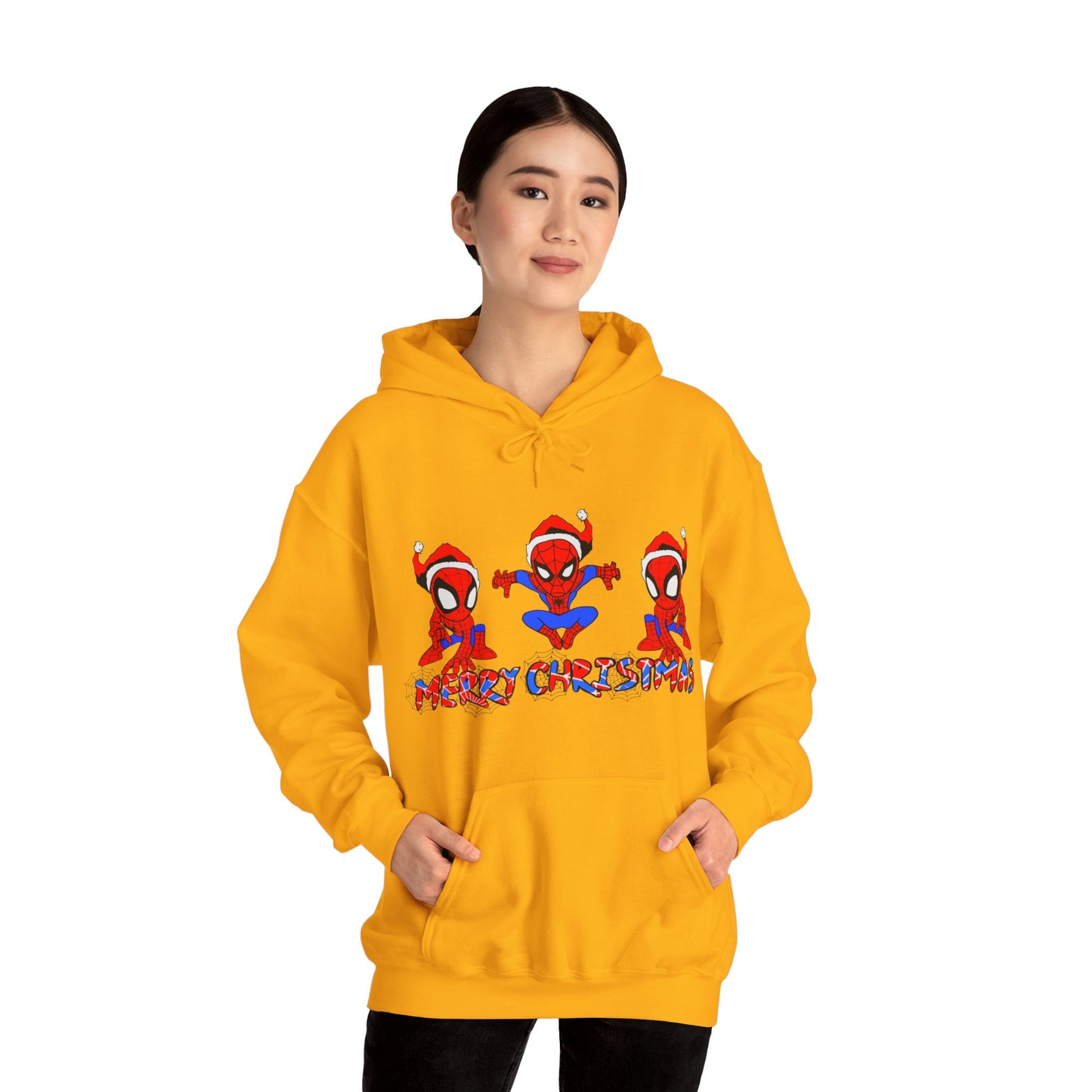 OMNI™ Spider-man Christmas Themed Unisex Heavy Blend Hoodie