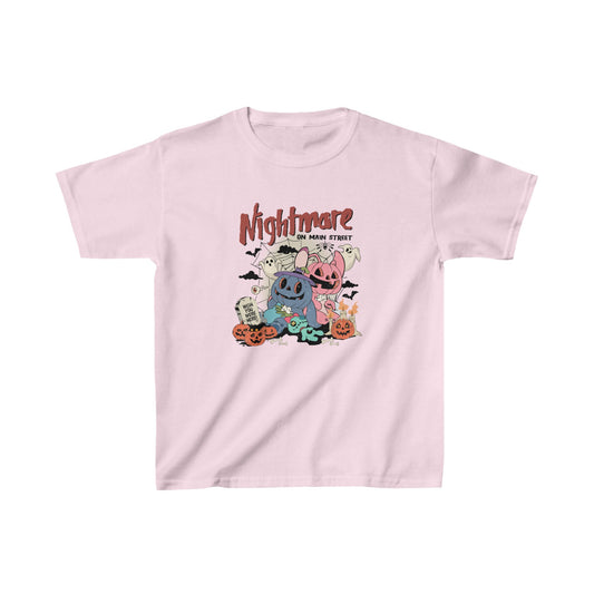 OMNI™ Nightmare On Main Street Unisex Kids Heavy Cotton T-Shirt