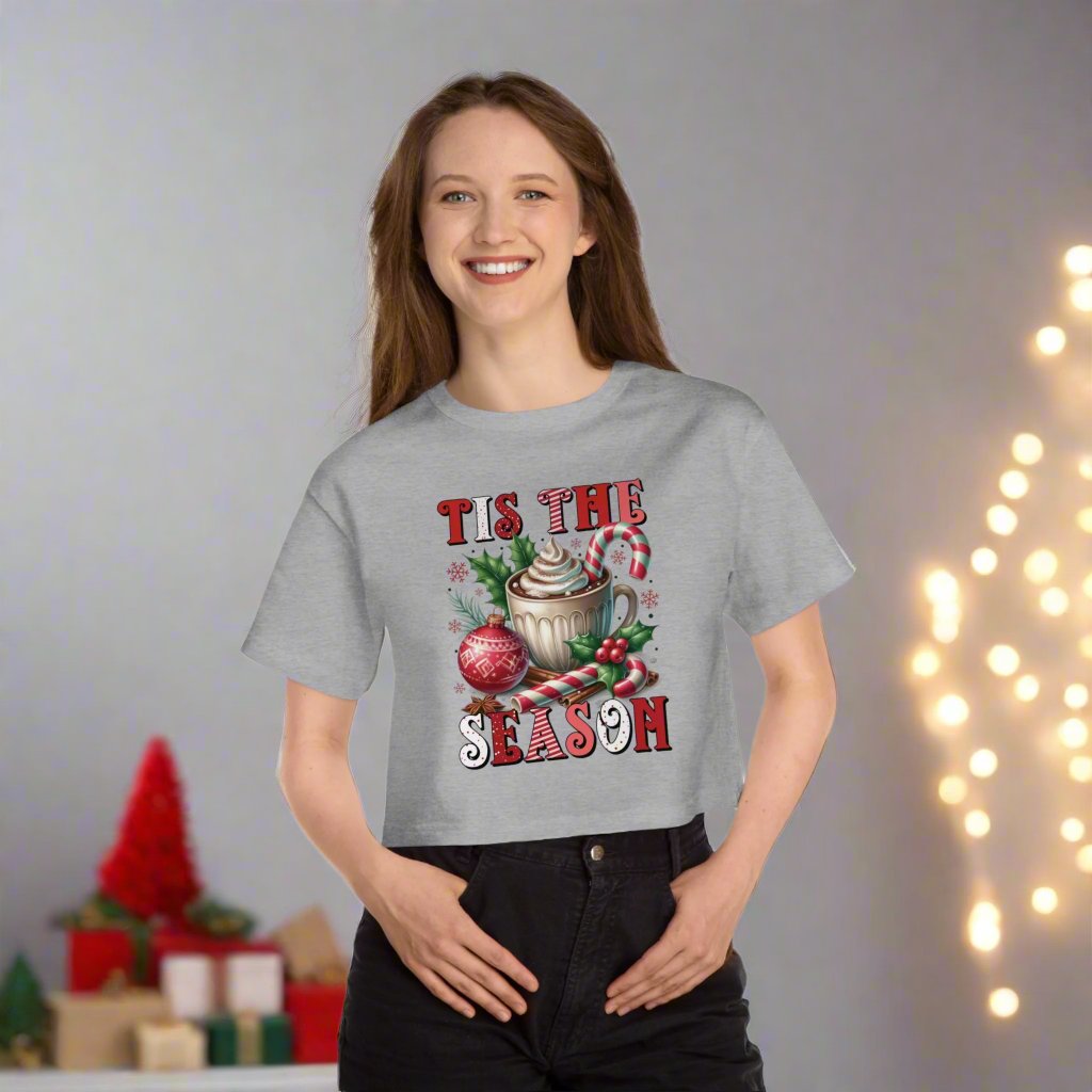 OMNI™ Tis The Season Champion Women's Heritage Cropped T-Shirt