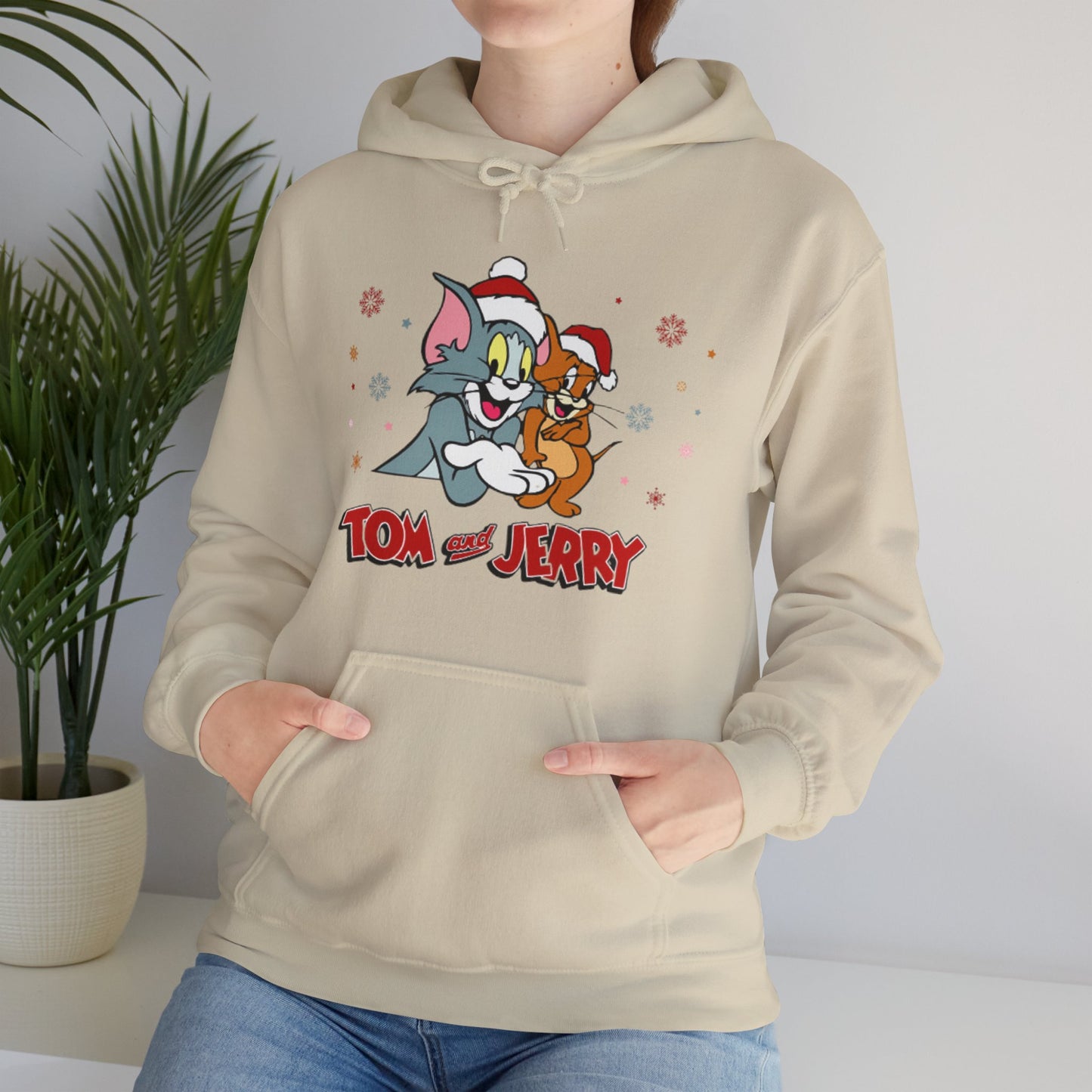 OMNI™ Tom and Jerry Christmas Themed Unisex Heavy Blend Hoodie