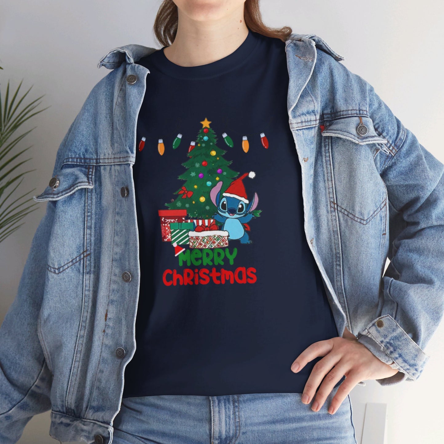 OMNI™ Stitch Christmas Themed Unisex Heavy Cotton T-Shirt