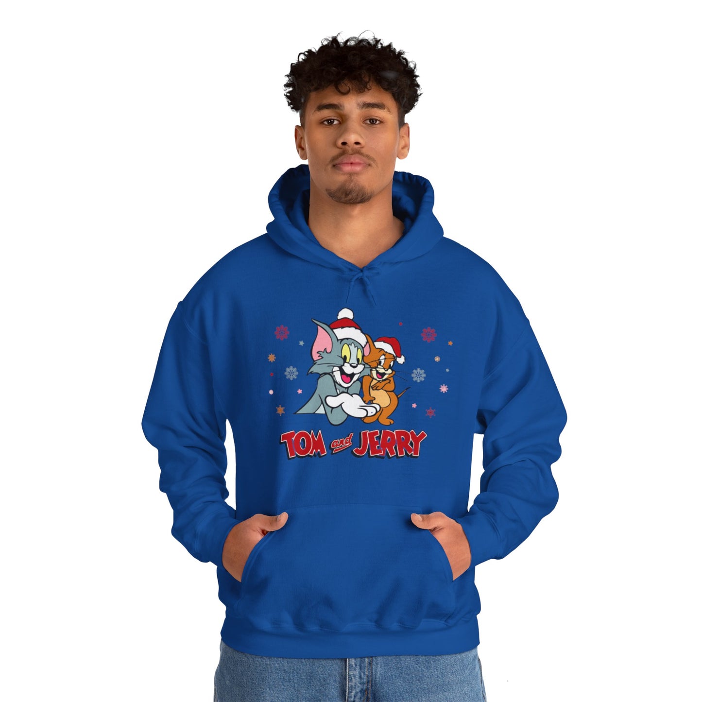 OMNI™ Tom and Jerry Christmas Themed Unisex Heavy Blend Hoodie