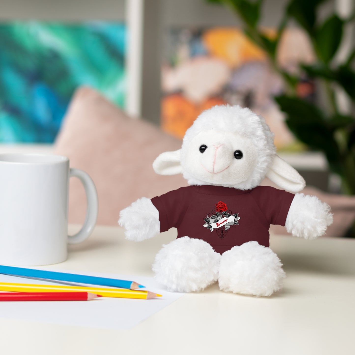 OMNI™ Roses Stuffed Animals with T-Shirt